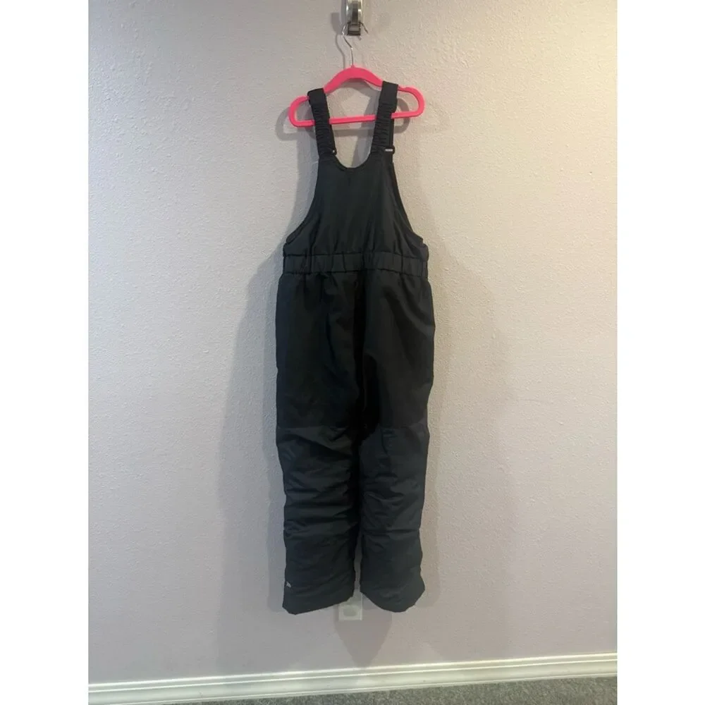 All In Motion Black Kids Snow Bib Sz L